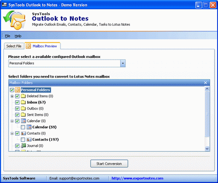 Reading PST Files in Lotus Notes 6.0