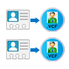 Create Single VCF For Each Contact